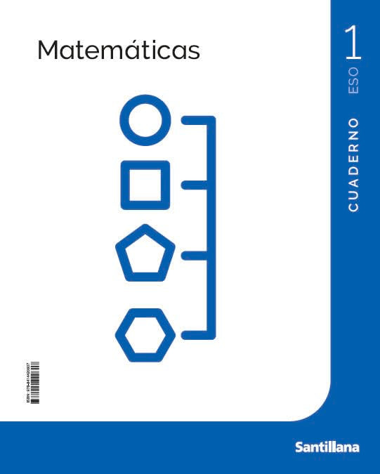 Libro: MATEMÁTICAS 1 ESO CM SANTILLANA (CONSTRUYENDO MUNDOS)