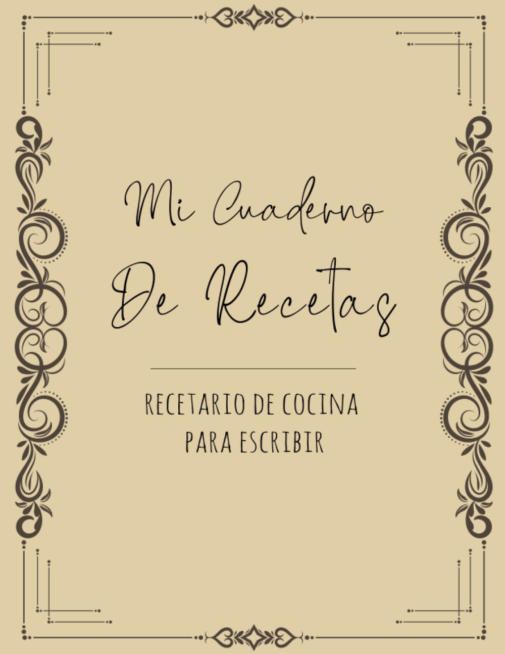 Libro: Mi Cuaderno de Recetas: Recetario de cocina para escribir | Cuaderno para recetas de cocina | Recetario de cocina en blanco | Libreta para recetas de ... 125 recetas | Formato A4 (Spanish Edition)