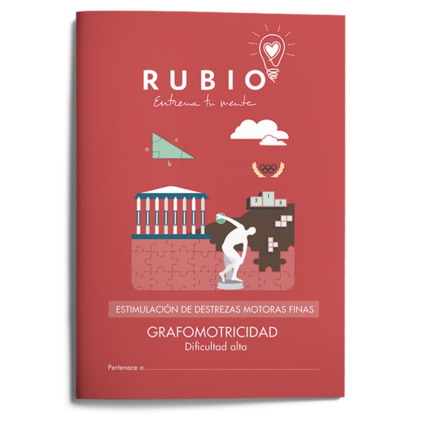 Grafomotricidad - Dificultad alta | RUBIO | Estimulación de destrezas motoras finas: 3 (Estimulación de Destrezas Motoras Finas (Grafomotricidad))