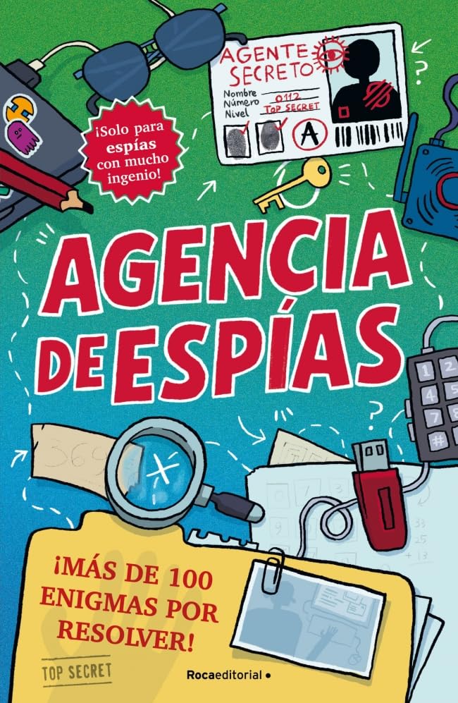 Libro: Agencia de espías: ¡Más de 100 enigmas por resolver!