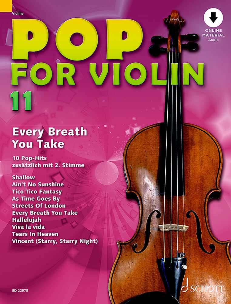 Pop for Violin Band 11: 1-2 Violinen. Ausgabe mit Online-Audiodatei.: Vol. 11