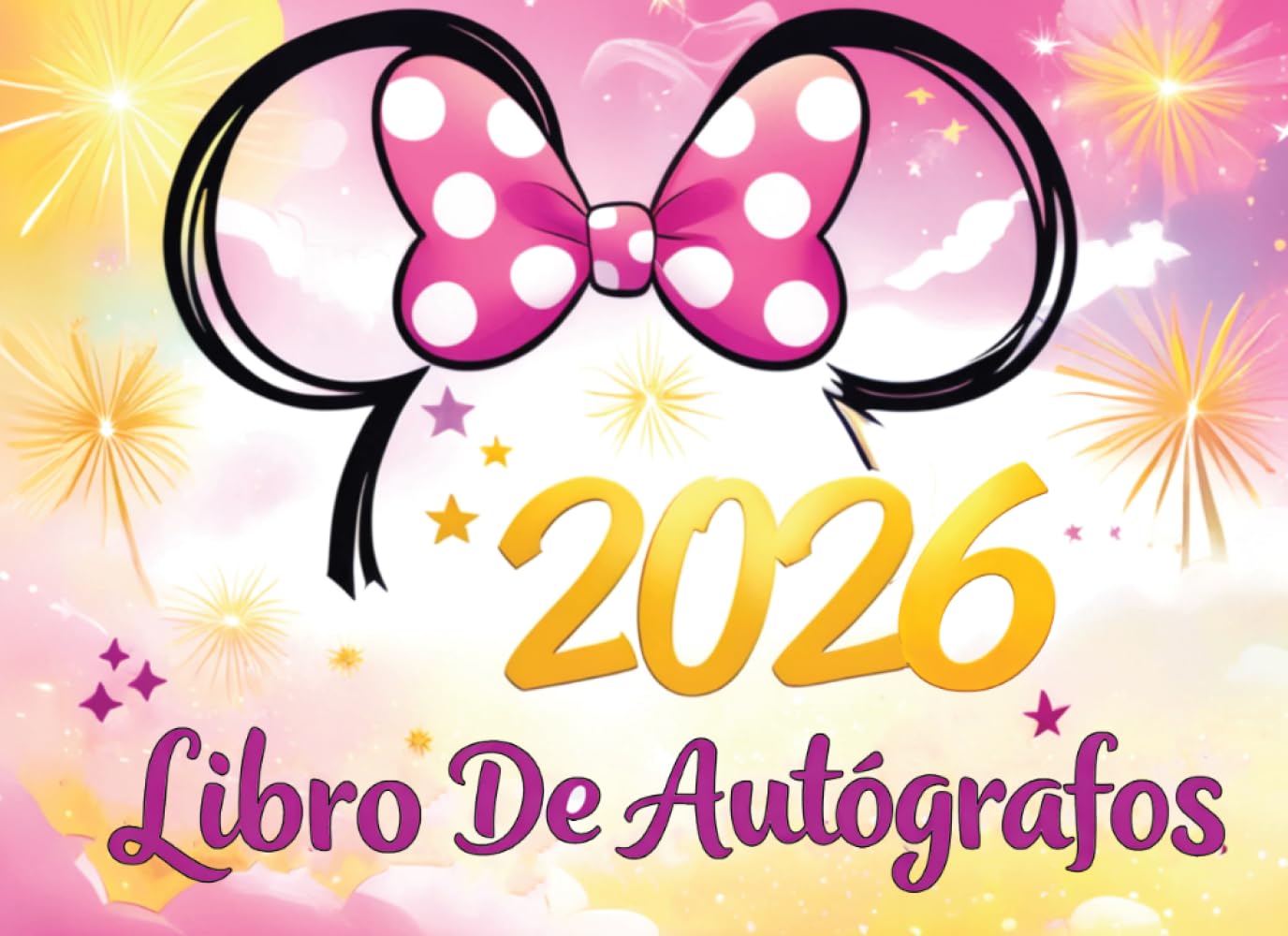 Libro De Autógrafos 2026: Un guardián mágico de recuerdos para firmas, fotos y mensajes especiales. ¡Perfecto para familia, amigos y aventuras en parques temáticos durante todo el año