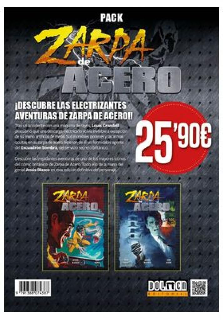 Libro: PACK - ZARPA DE ACERO