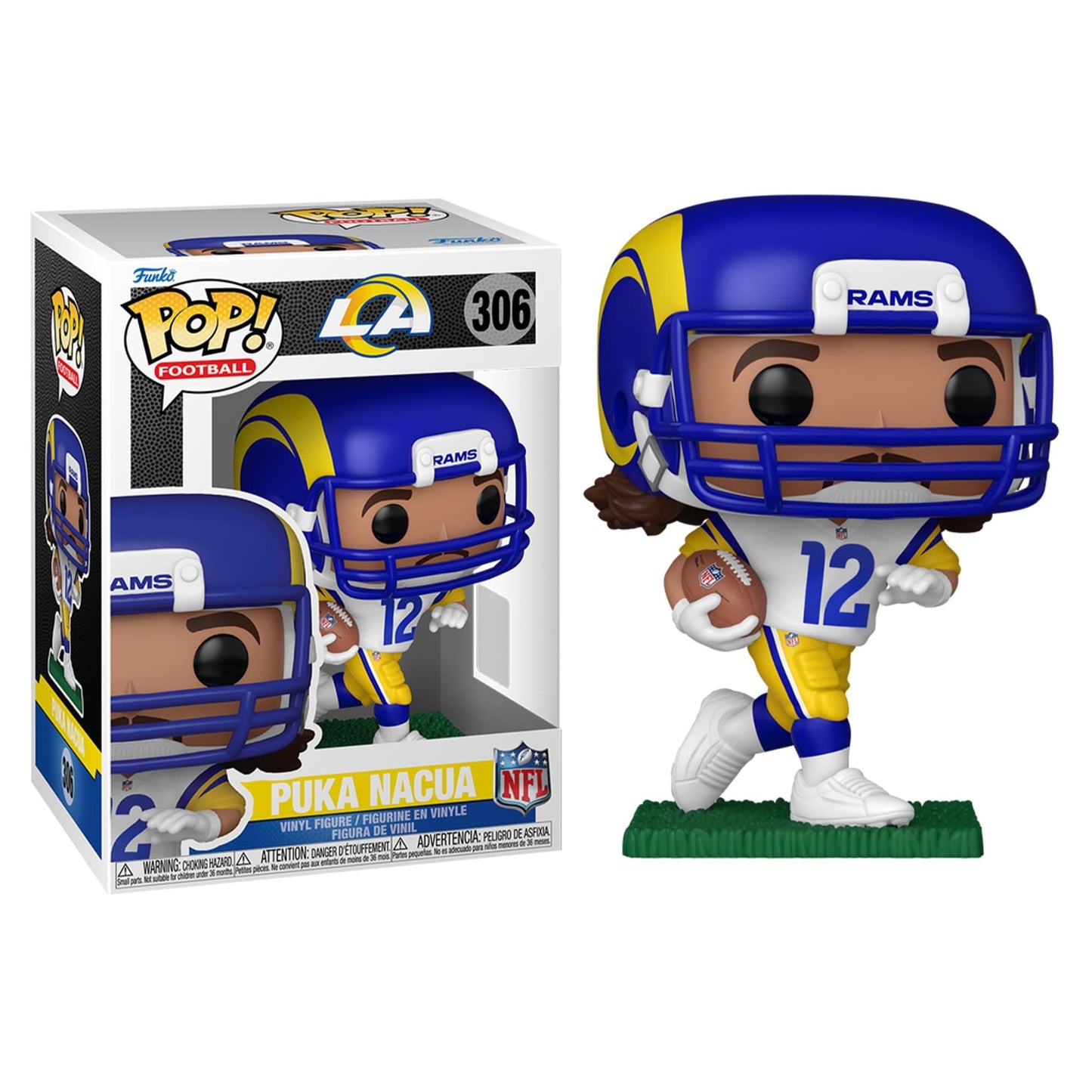 Funko Puka Nacua (Los Angeles Rams) NFL Pop!