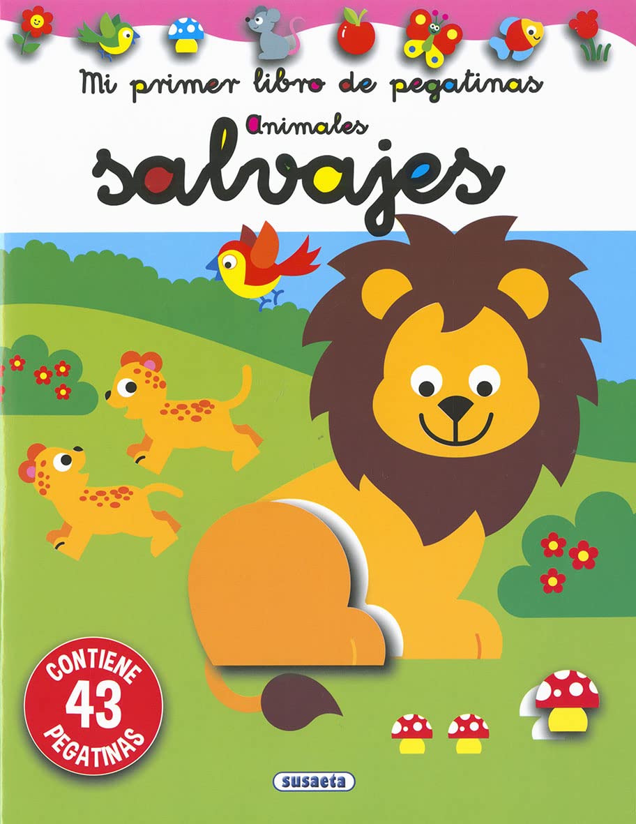 Susaeta - Animales salvajes (Mi primer libro de pegatinas)
