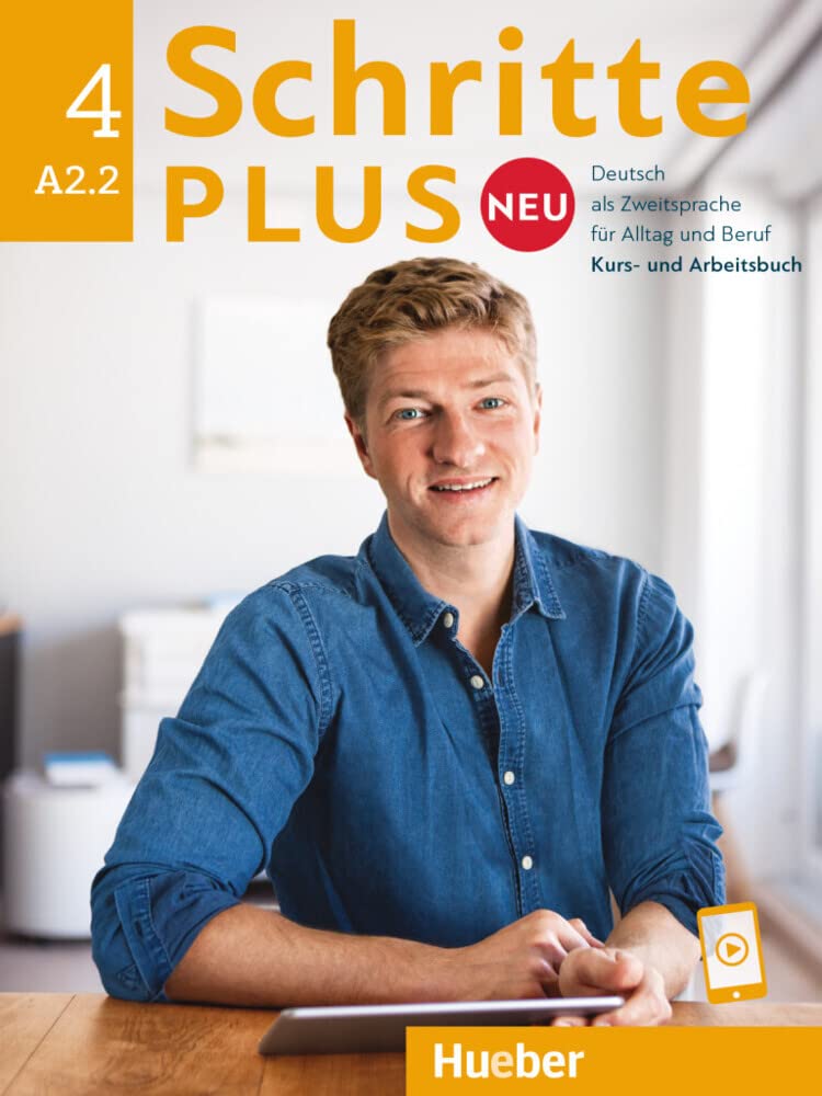 SCHRITTE PLUS NEU 4 Kb&Ab: Kurs- und Arbeitsbuch A2.2 mit Audio