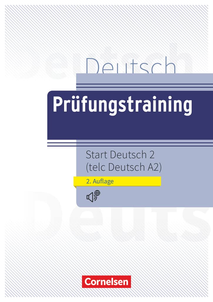 Libro: Prufungstraining Telc Deutsch A2: Start Deutsch 2 - telc Deutsch A2 - Ubungsbuch mit Aud
