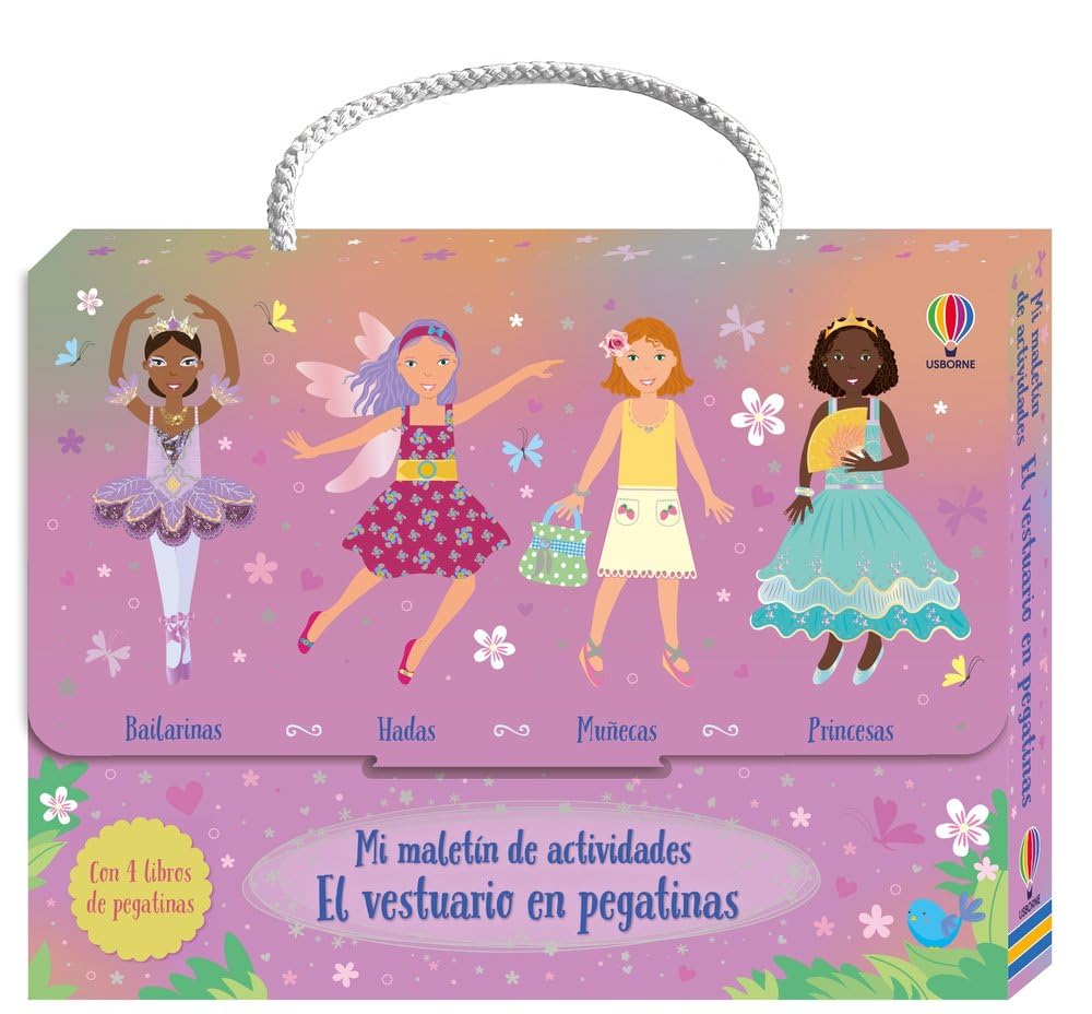 El vestuario en pegatinas - BAILARINAS - HADAS - MUÑECAS - PRINCESAS (Mi maletín de actividades)