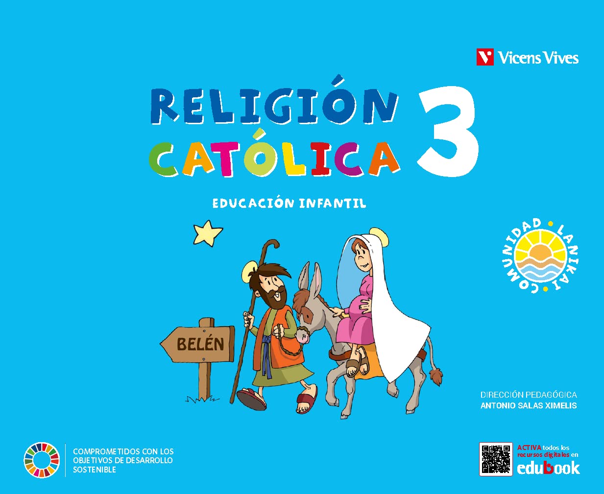 Libro: RELIGION CATOLICA 3 AÑOS (COMUNIDAD LANIKAI)