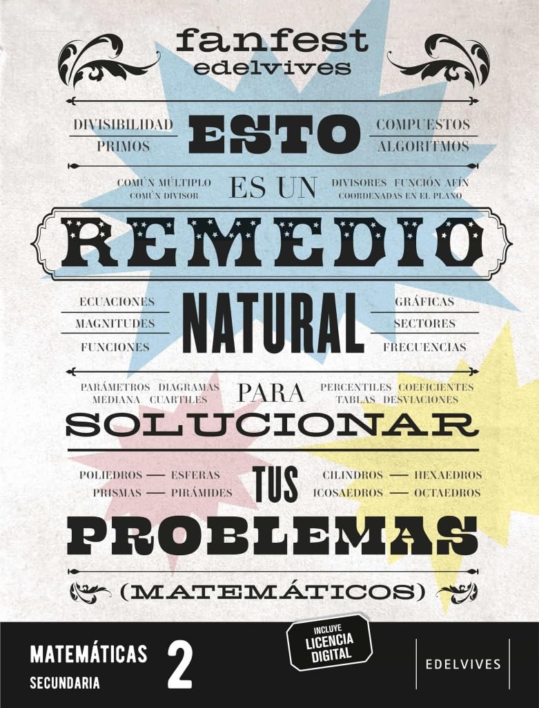 Libro: Proyecto: Fanfest. Matemáticas 2 ESO