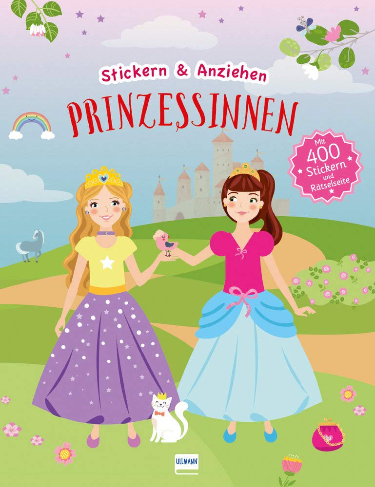 Libro: Prinzessinnen (Anziehpuppen, Anziehpuppen-Sticker): Stickern und Anziehen, mit über 450 Stickern
