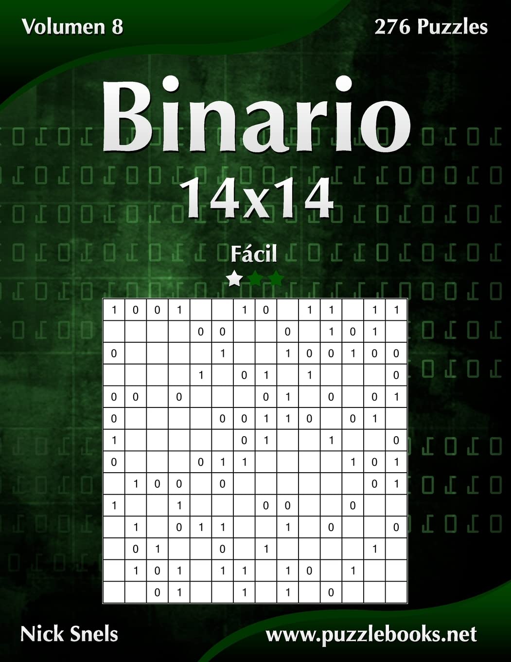 Libro: Binario 14x14 - Fácil - Volumen 8 - 276 Puzzles (Spanish Edition)