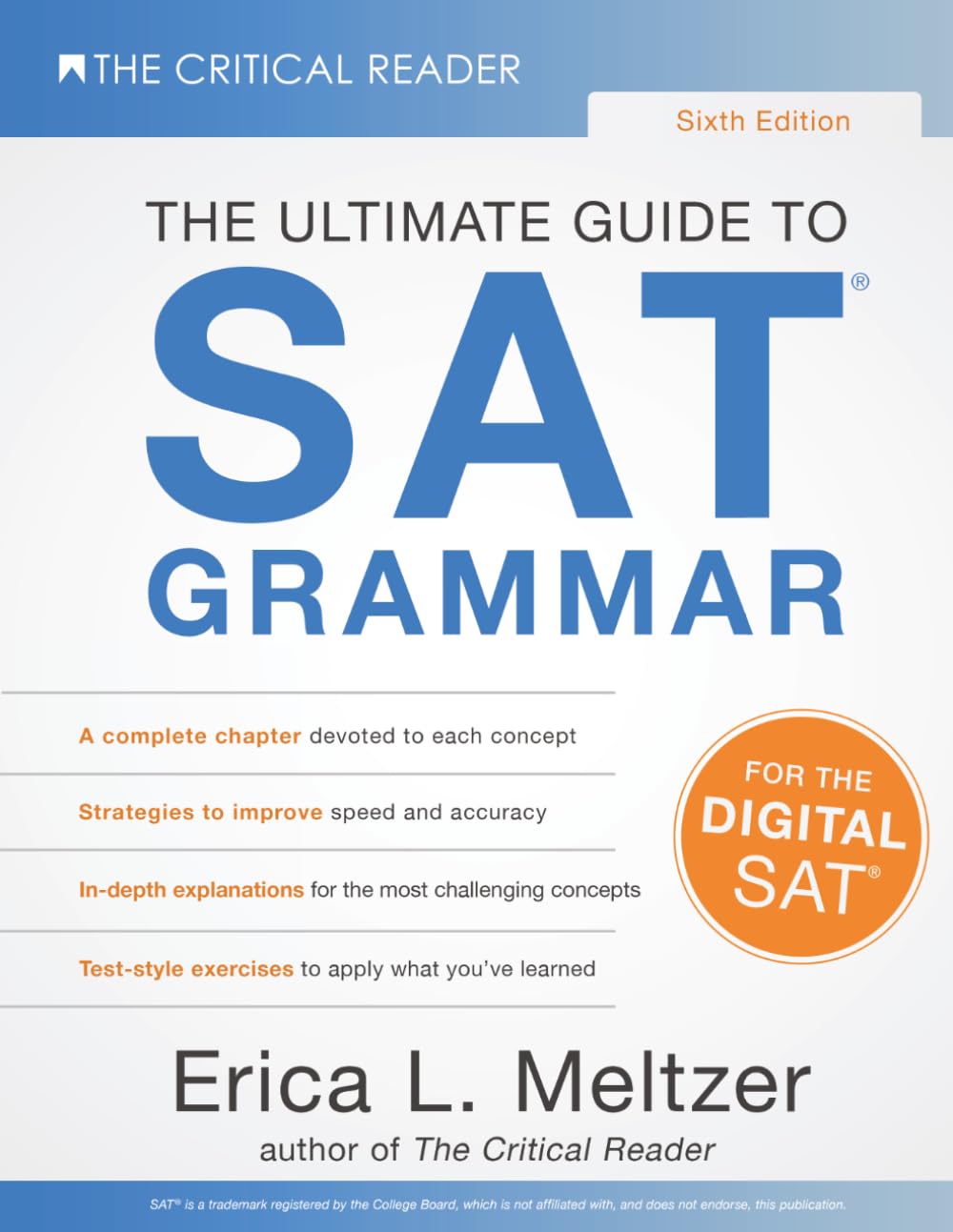 Libro: Sixth Edition, The Ultimate Guide to SAT® Grammar