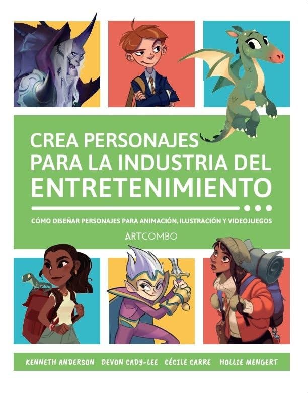 Libro: Crea personajes para la industria del entretenimiento (EN ESPAÑOL - ARTCOMBO)