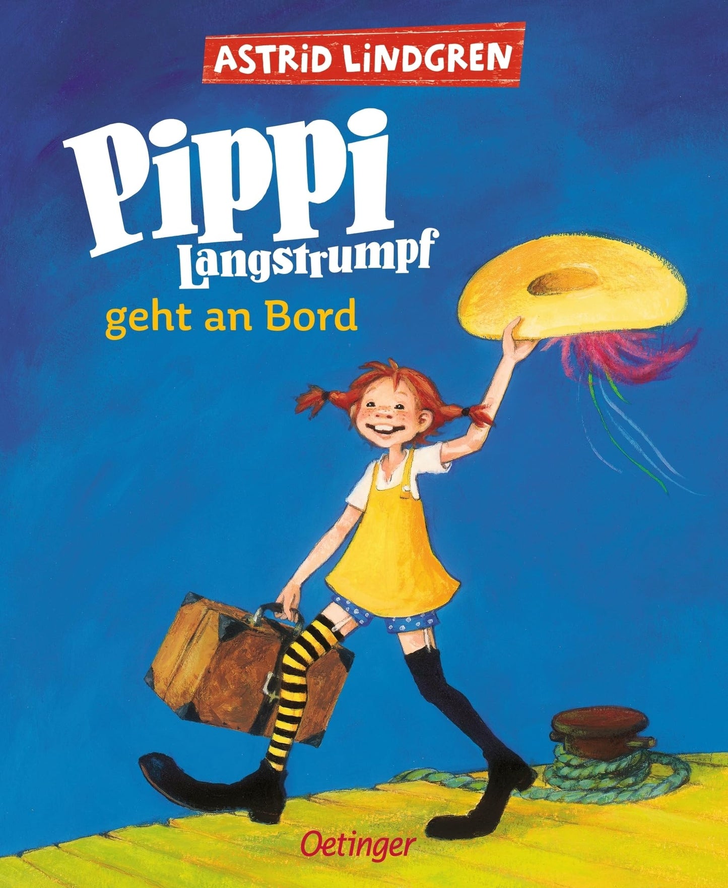 Libro: Pippi Langstrumpf geht an Bord (farbig)