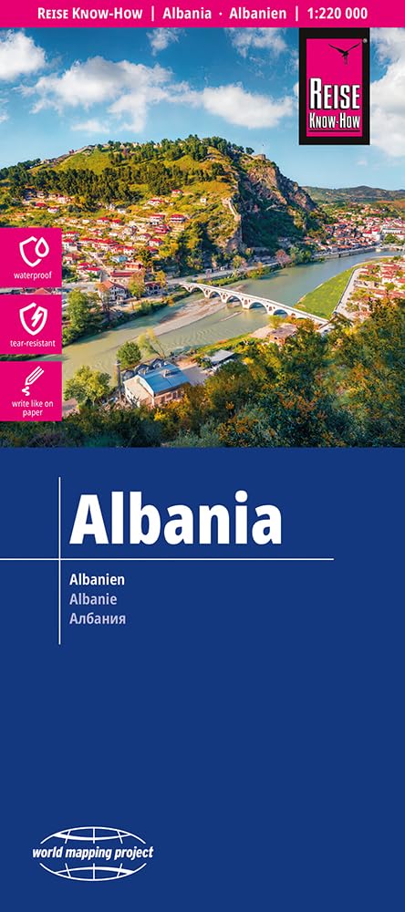 Libro: Albania (1:220.000): World Mapping Project