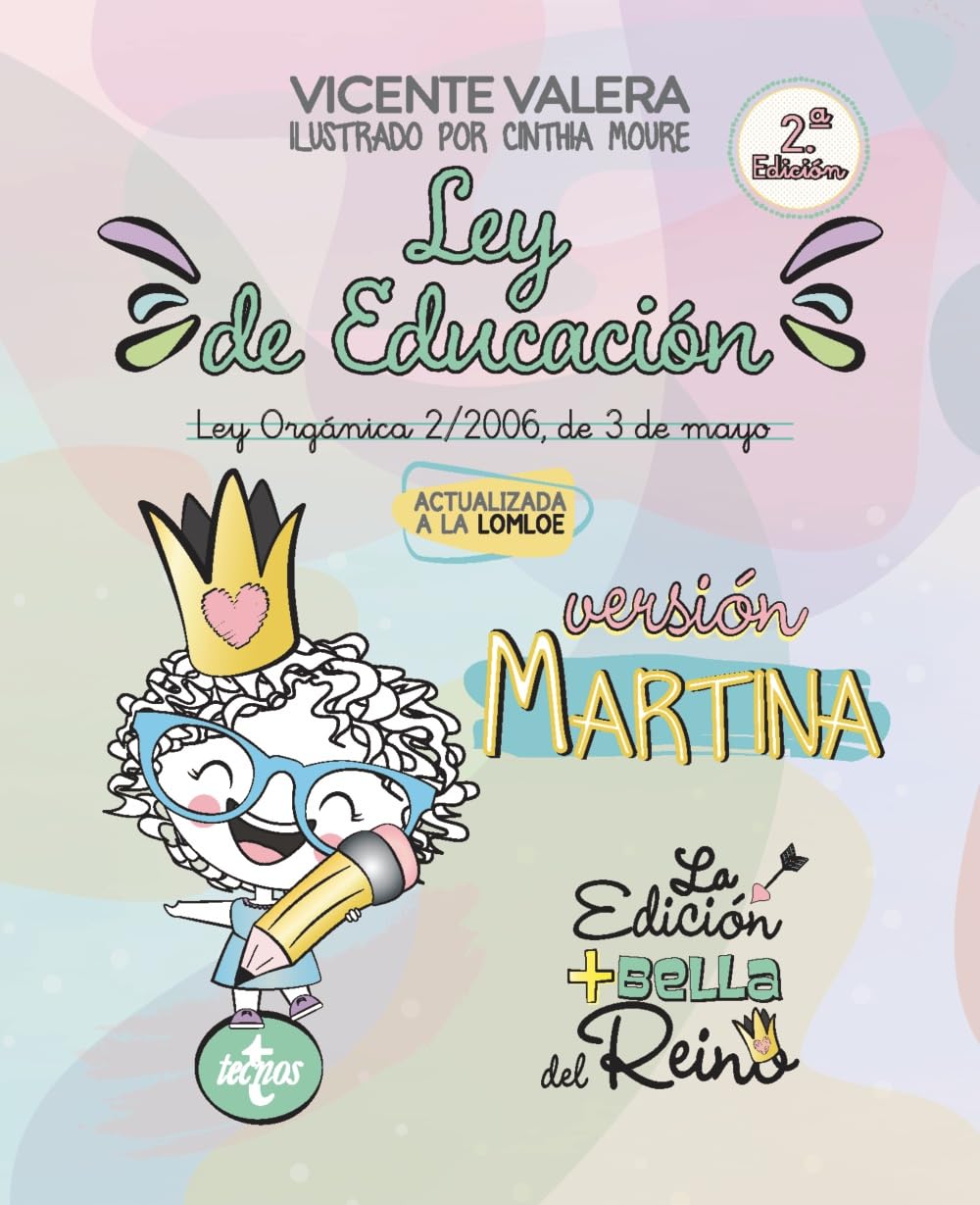 Libro: Ley de Educación versión Martina: Ley Orgánica 2/2006, de 3 de mayo. Texto legal (Derecho - Práctica Jurídica)