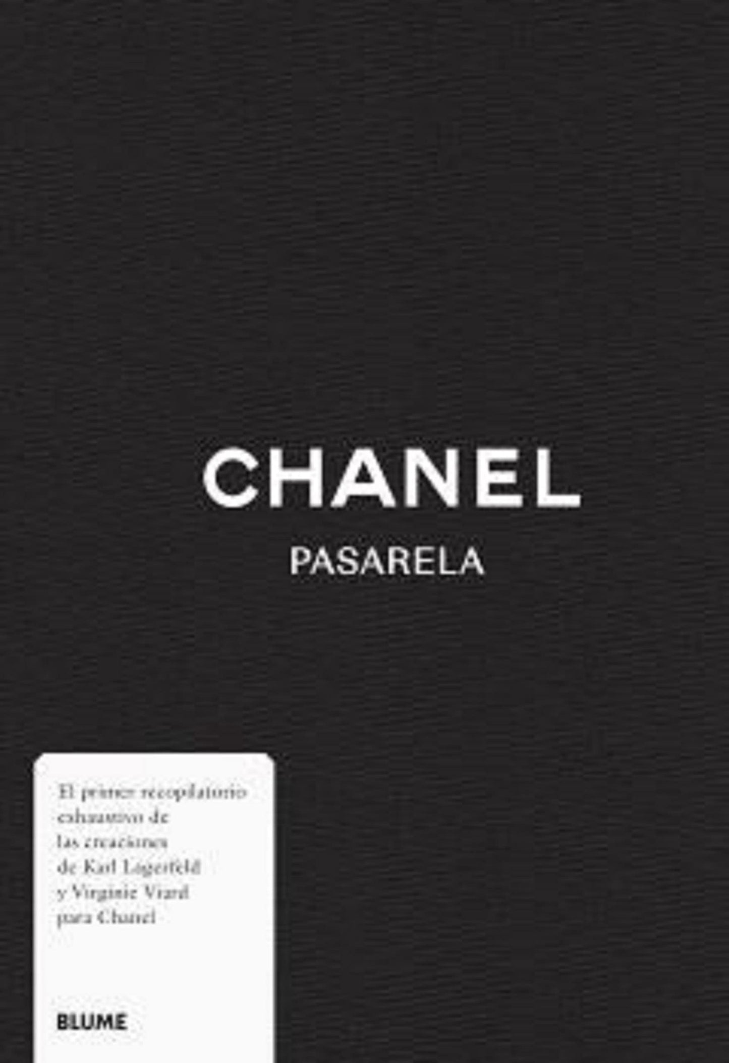 Libro: Pasarela. Chanel: Pasarela
