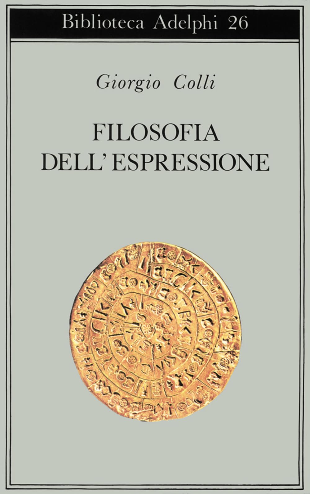 Libro: Filosofia dell'espressione