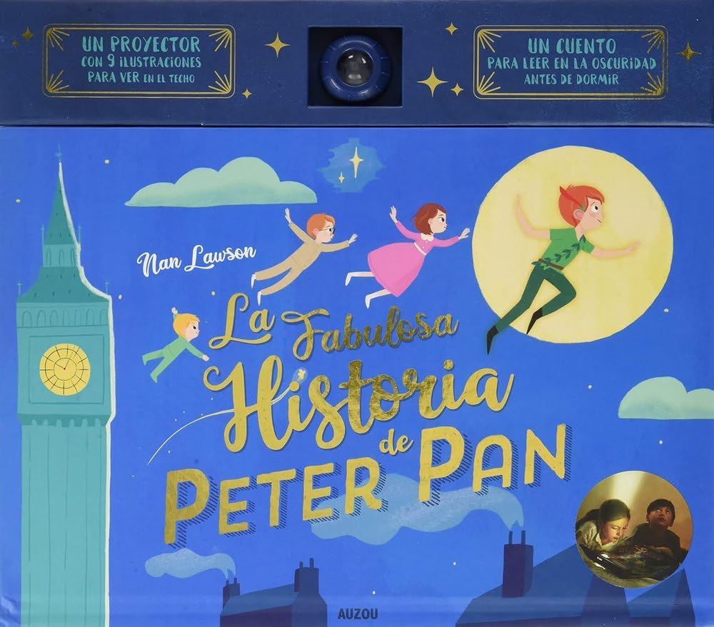Libro: La fabulosa historia de Peter Pan. Libro proyector