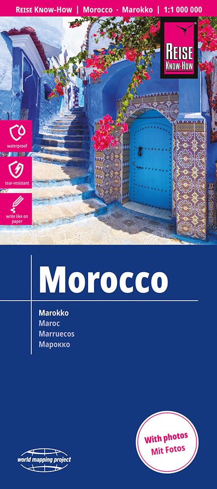Libro: Morocco Waterproof Road Map