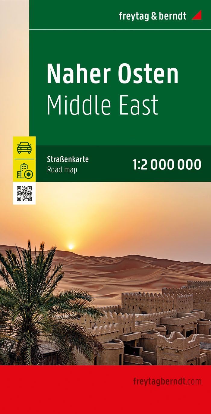 Libro: Medio Oriente 1:2.000.000: Irak - Iran - Israel - Jordanien - Kuwait - Libanon - Syrien - Türkei - Saudi Arabien - Jemen - Oman - V.A.E. - Bahrain - Katar: AK 2006 (Auto karte)