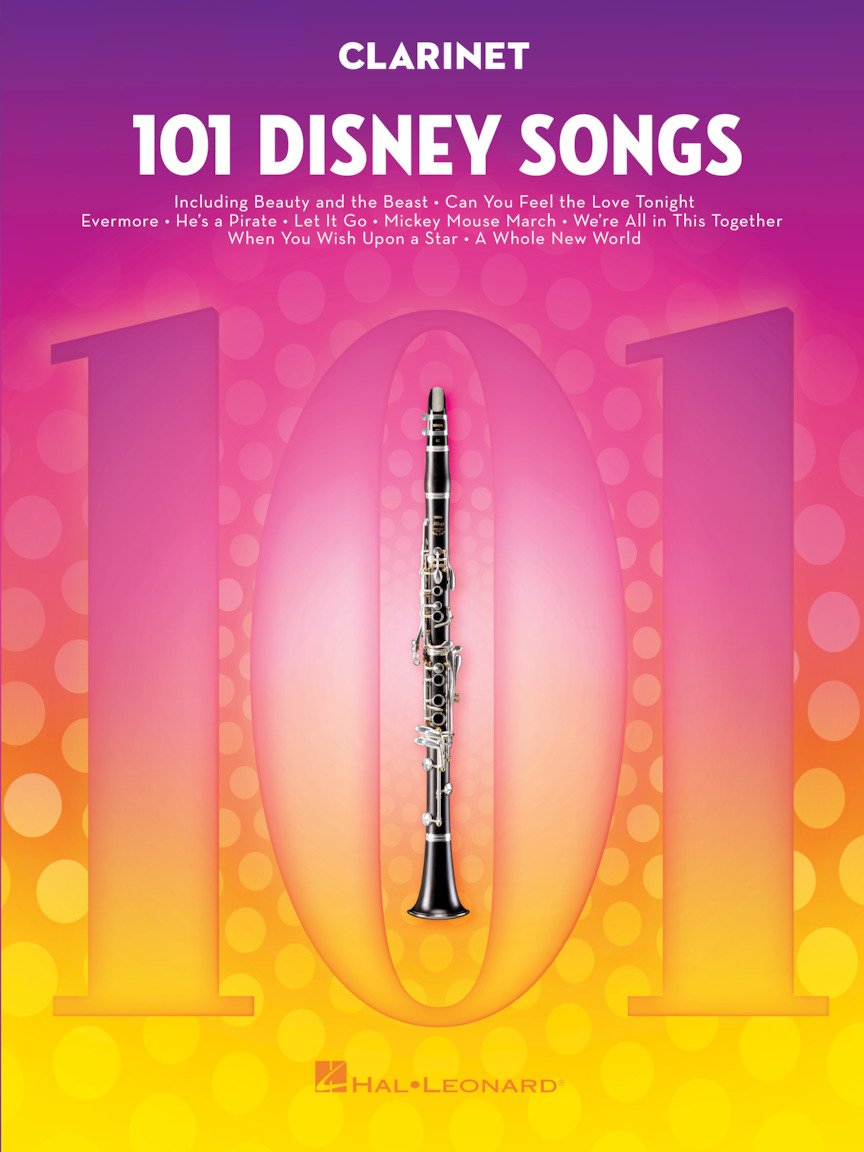 Libro: 101 Disney Songs for Clarinet | Easy to Intermediate Clarinet Sheet Music Book for Kids and Adults |Disney Movie Soundtracks and Classics for Solo | Fun Songbook for Practice Performance and Learning