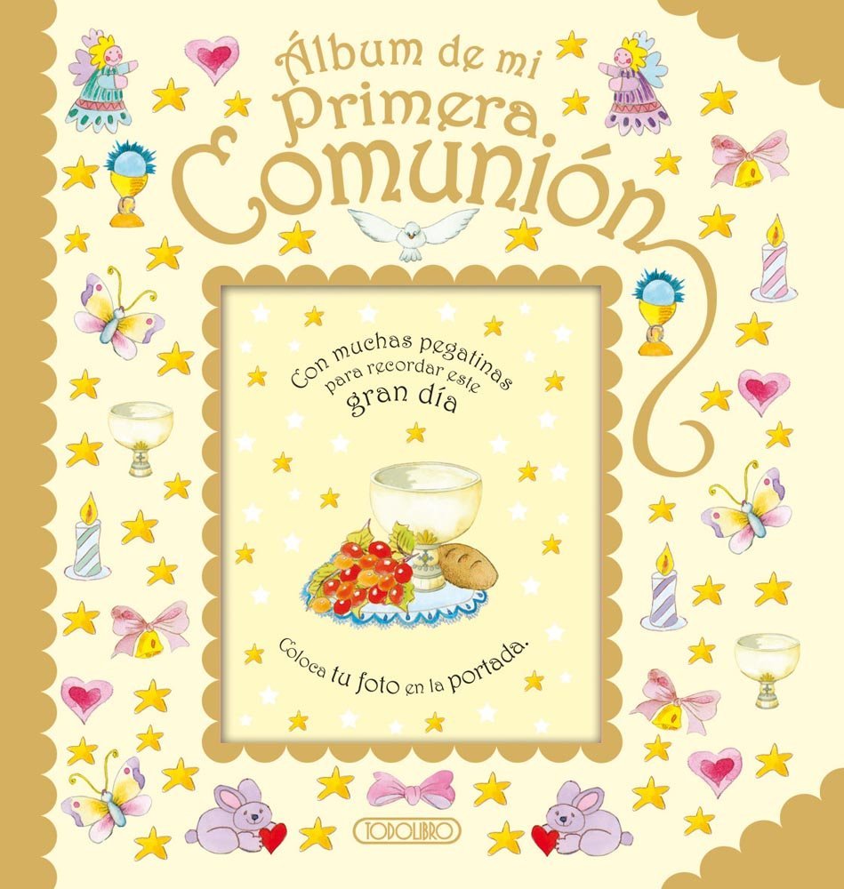 Libro: Álbum de Mi Primera Comunión - rojo