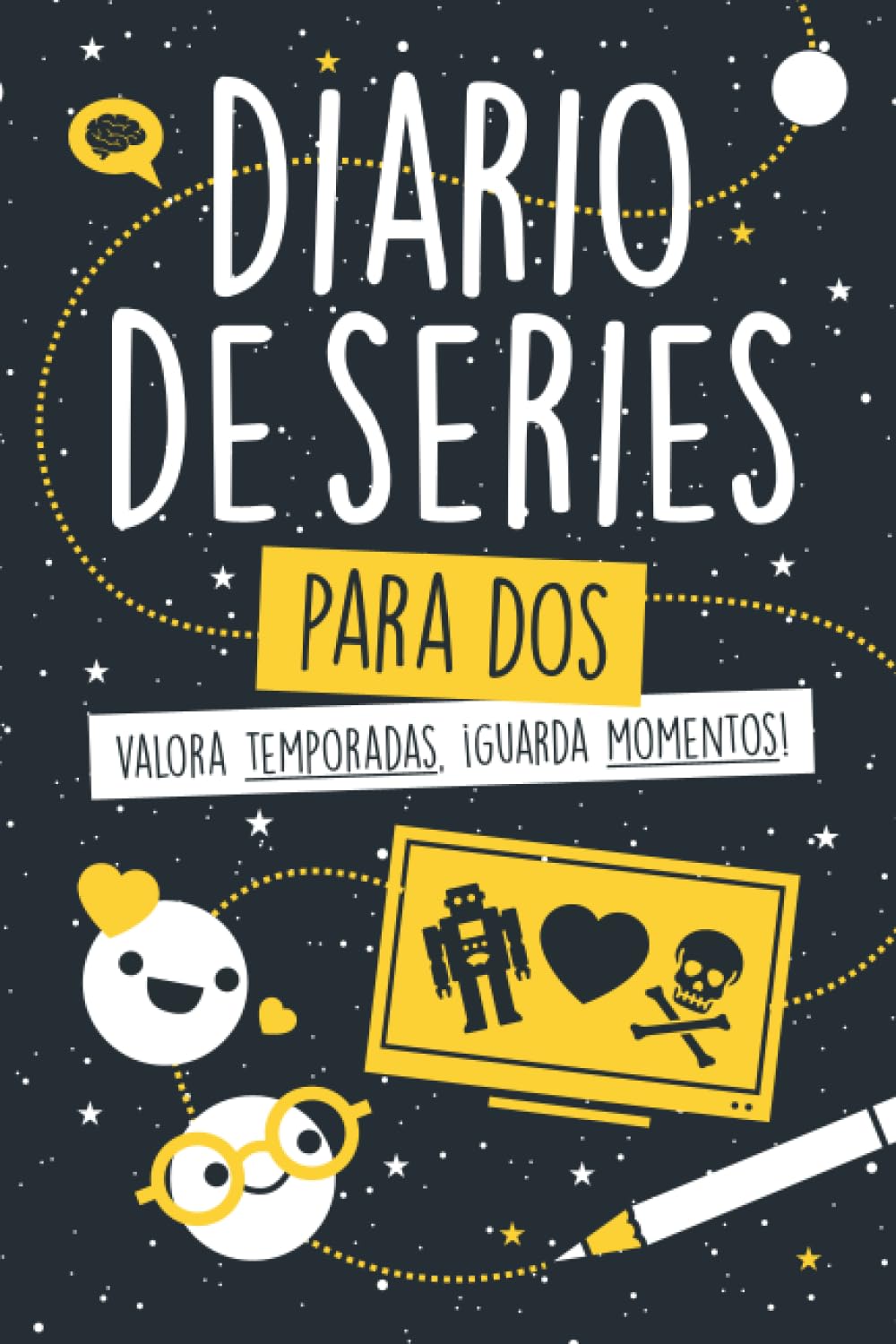 Libro: Diario de Series - Para Dos: Valora Temporadas, ¡Guarda Momentos! - Reseña y Puntúa en Pareja, con Amigos o Familia.