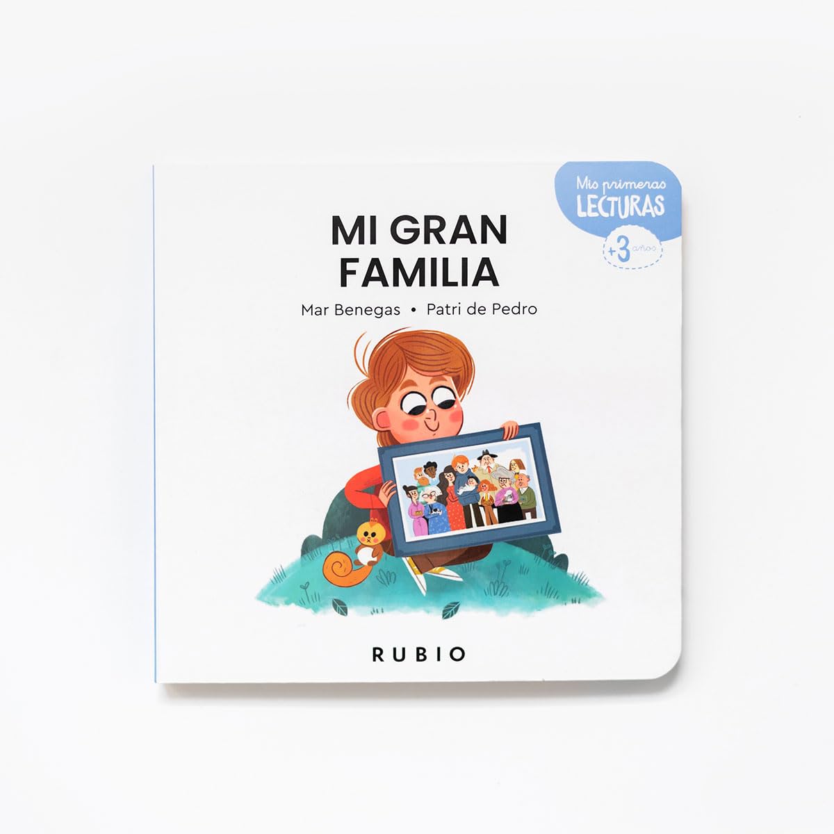 Libro: Mi gran familia | +3 años. Mayúsculas | Cuento sobre el valor de la familia | Mis Primeras Lecturas RUBIO diseñado para leer en voz alta | Mar Benegas