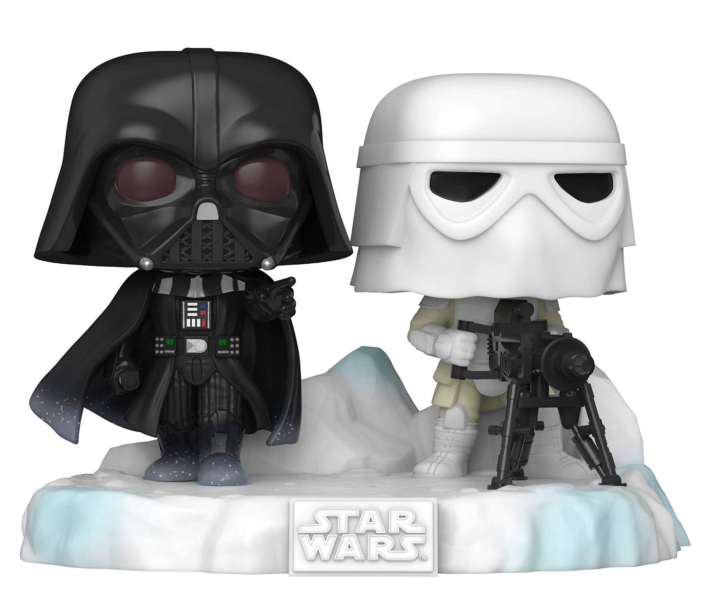 Funko Pop: POP Funko Deluxe Star Wars: Battle at Echo Base Series - Darth Vader and Snowtrooper, Exclusivo Amazon, Figura 6 of 6