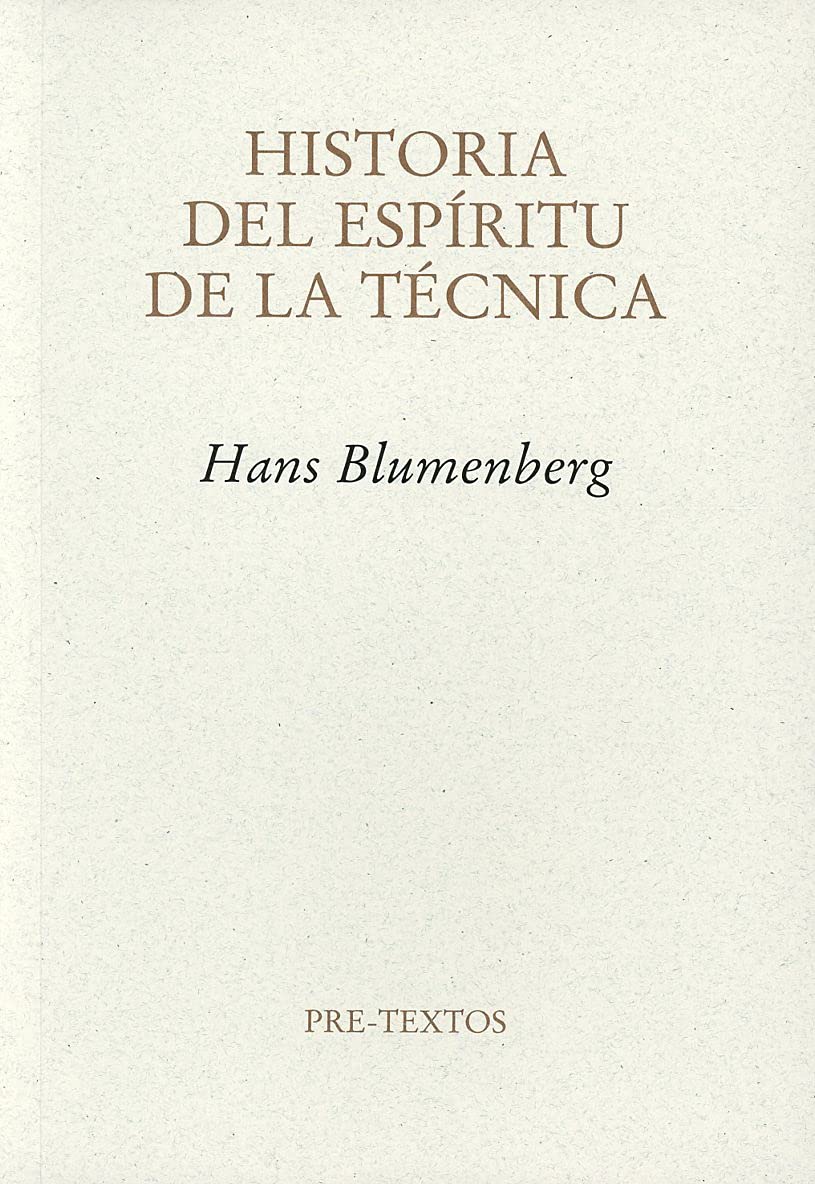 Libro: Historia del espíritu de la técnica (Ensayo)