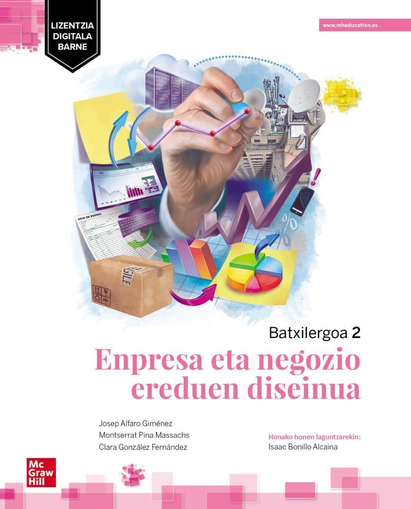 Libro: Enpresa eta negozio ereduen diseinua. 2 Batxilergoa - Euskadi (LOMLOE)