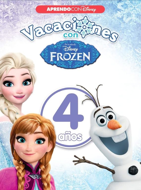 Libro: Vacaciones con Frozen (4 años) (Disney. Cuaderno de vacaciones) (Aprendo con Disney)