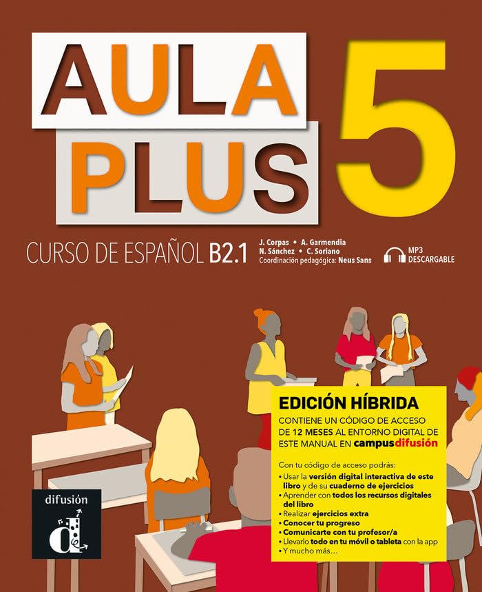 Libro: Aula Plus 5 Ed.hibrída L. del alumno