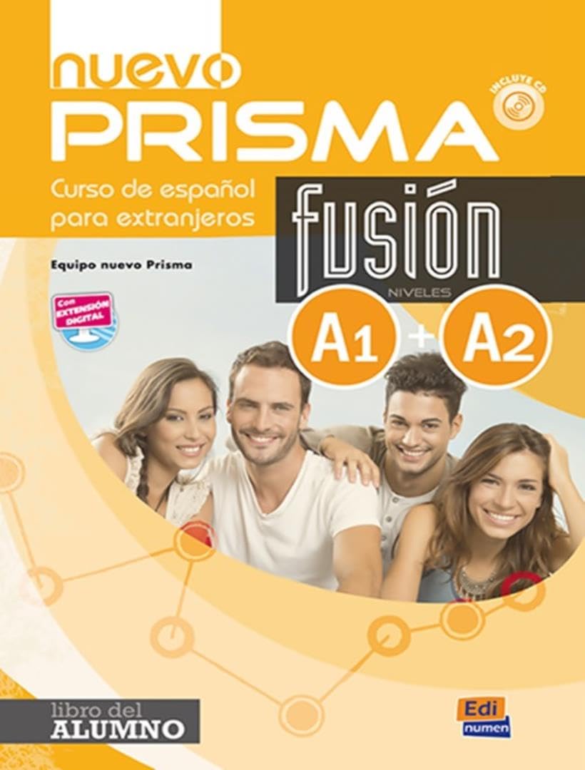 Libro: nuevo Prisma Fusión A1+A2 Alumno