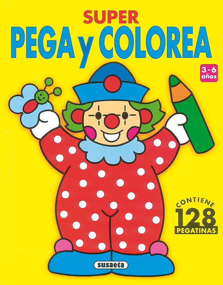 Libro: Super Pega Y Colorea - 1