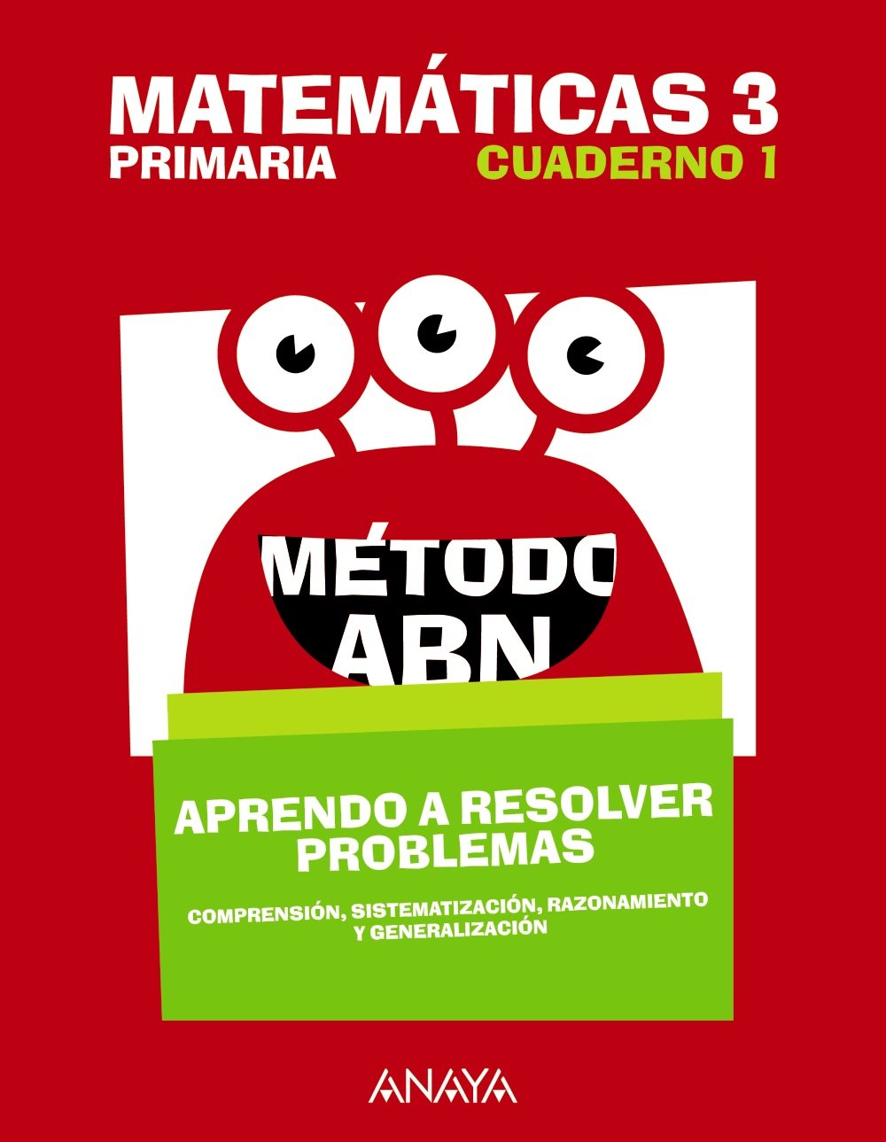 Libro: Matemáticas 3. Método ABN. Aprendo a resolver problemas 1.