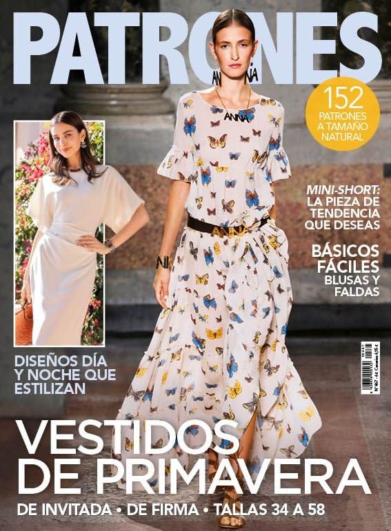 Libro: Revista Patrones #467 | Vestidos de Primavera: De invitada, de firma, diseños dia y noche. Tallas 34 a 58
