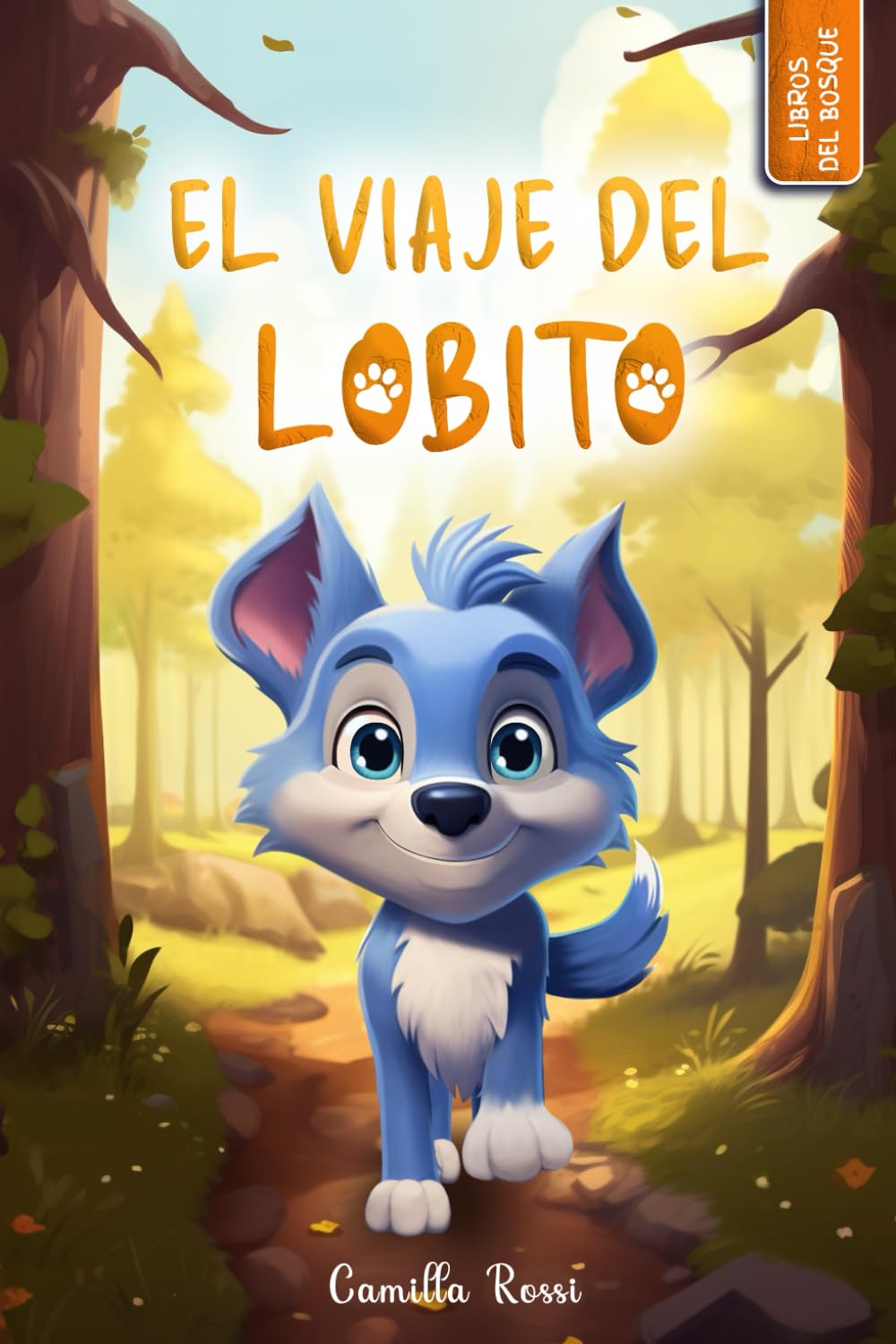 Libro: El viaje del lobito: Libro infantil ilustrado (Las Aventuras del Pequeño Lobo Azul)