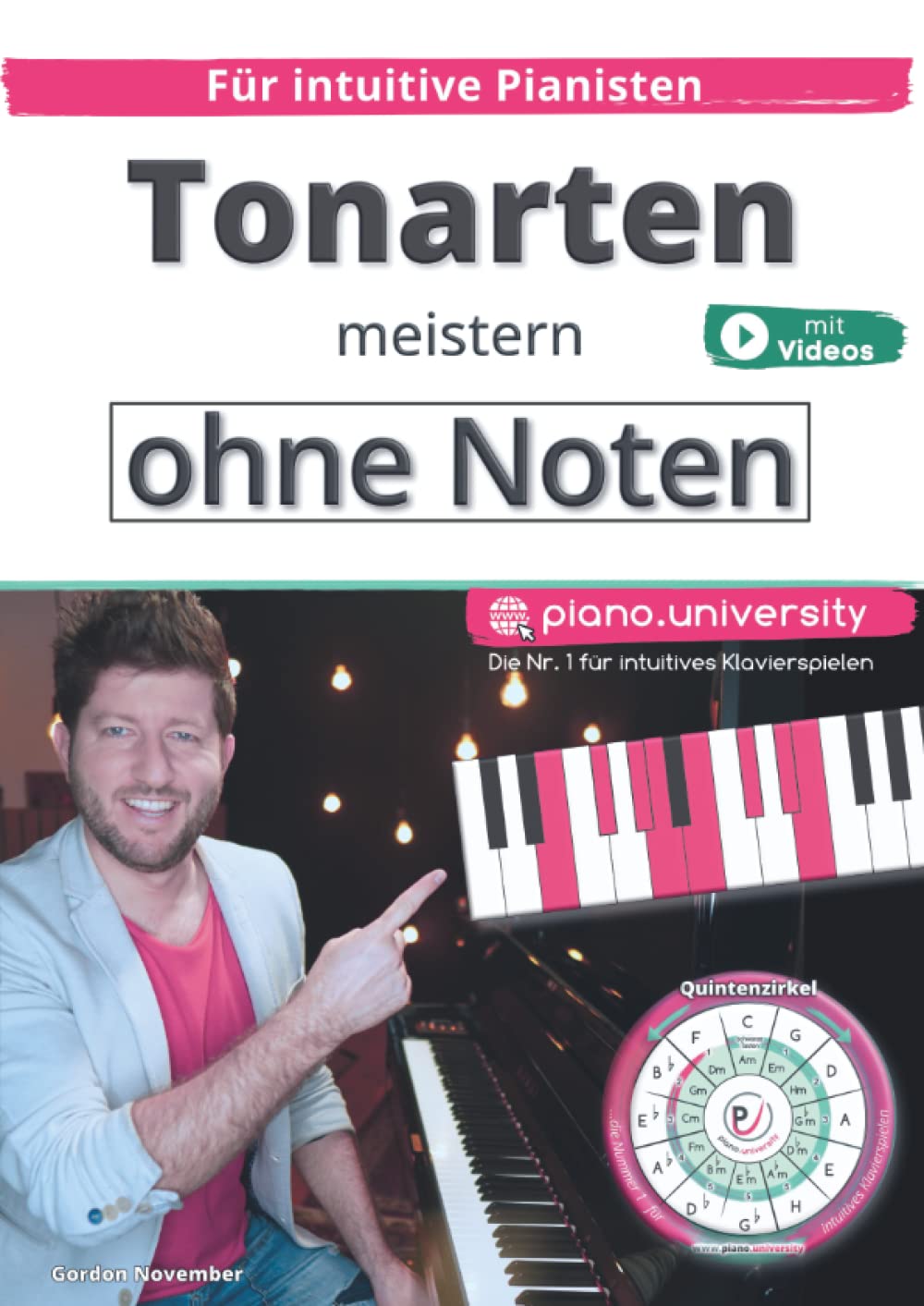 Libro: Tonarten meistern ohne Noten (+ Video Kurs): Großer 1er-Spickzettel für intuitive Pianisten (German Edition)