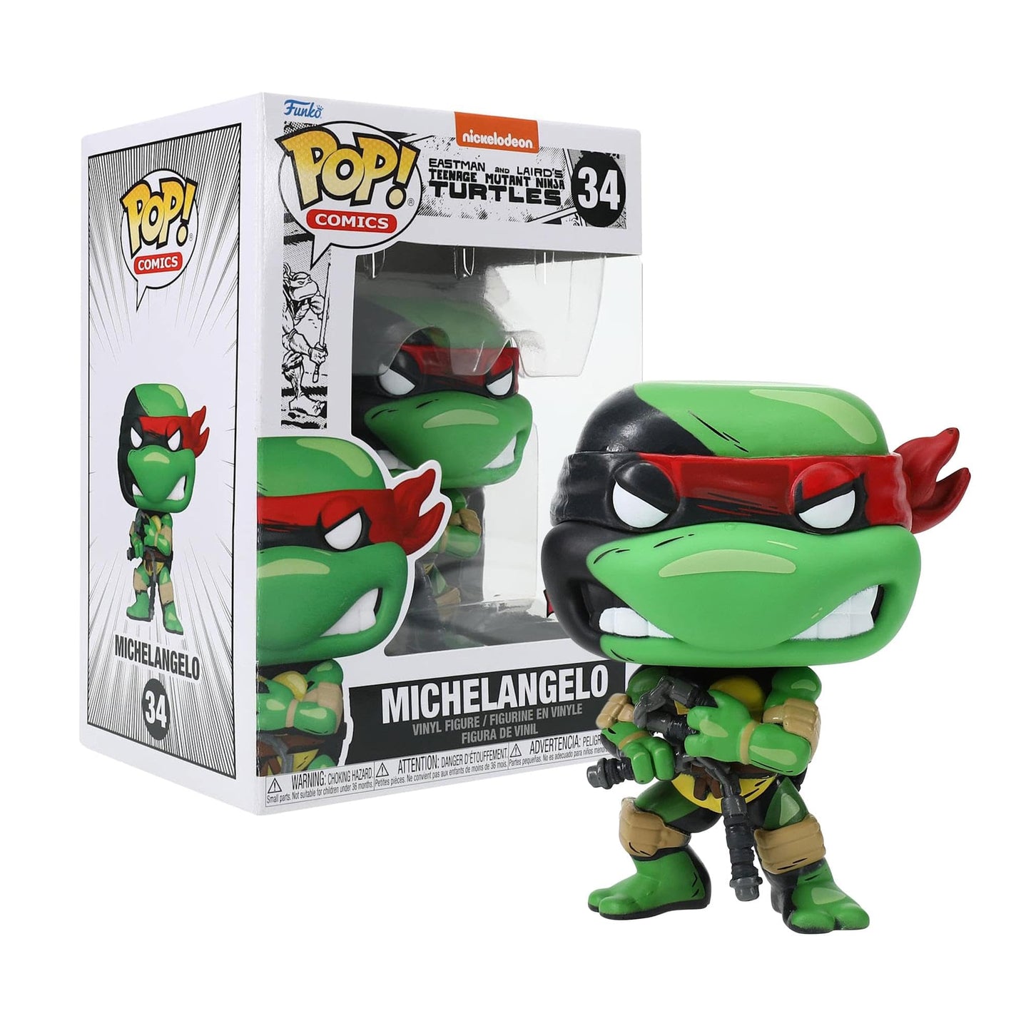 Funko Pop: TMNT Funko POP Figura de Vinilo | Michelangelo PX Exclusivo