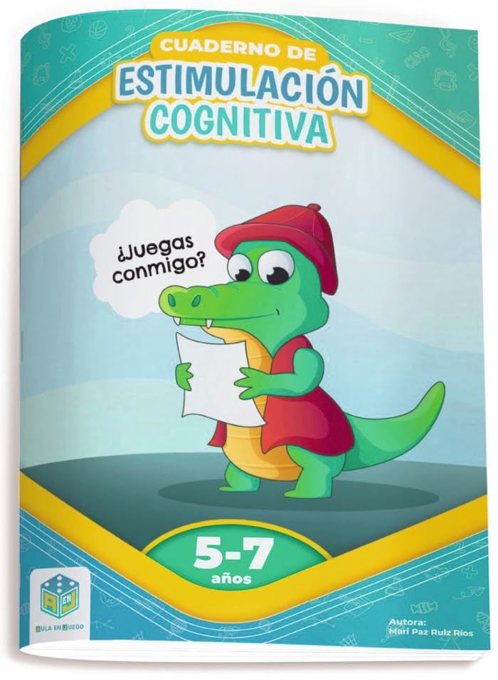 Libro: CUADERNO DE ESTIMULACION COGNITIVA JUEGAS CONMIGO 5 7 AÑOS