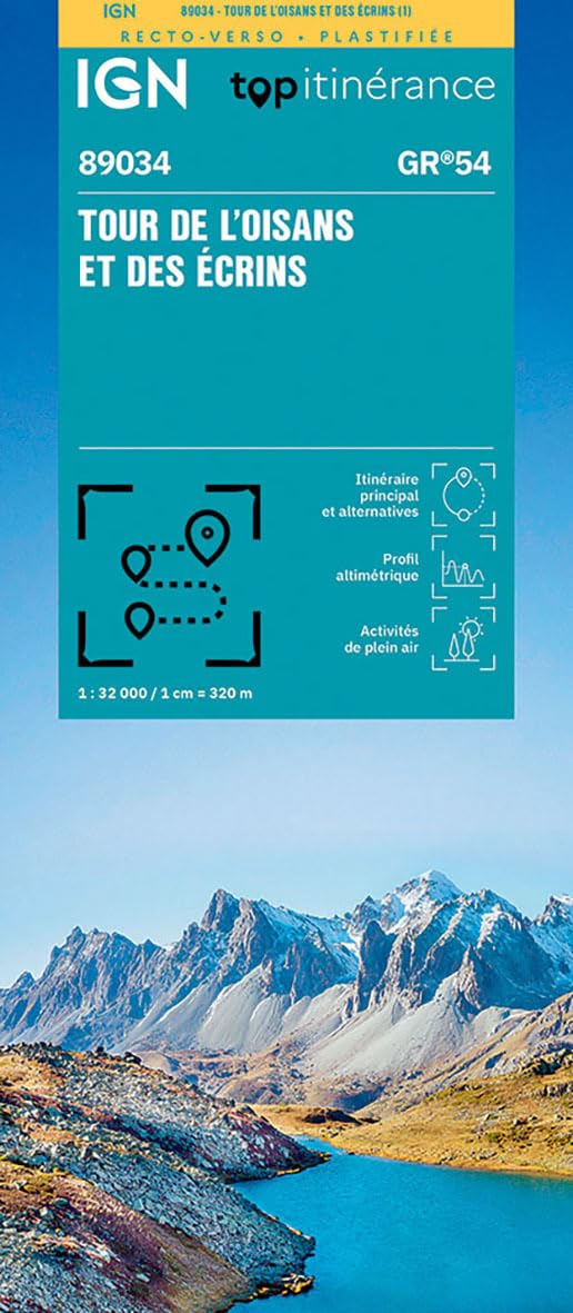Libro: Tour de l'Oisans et des Ecrins: 1:32000: 89034 (TOP ITINERANCE)