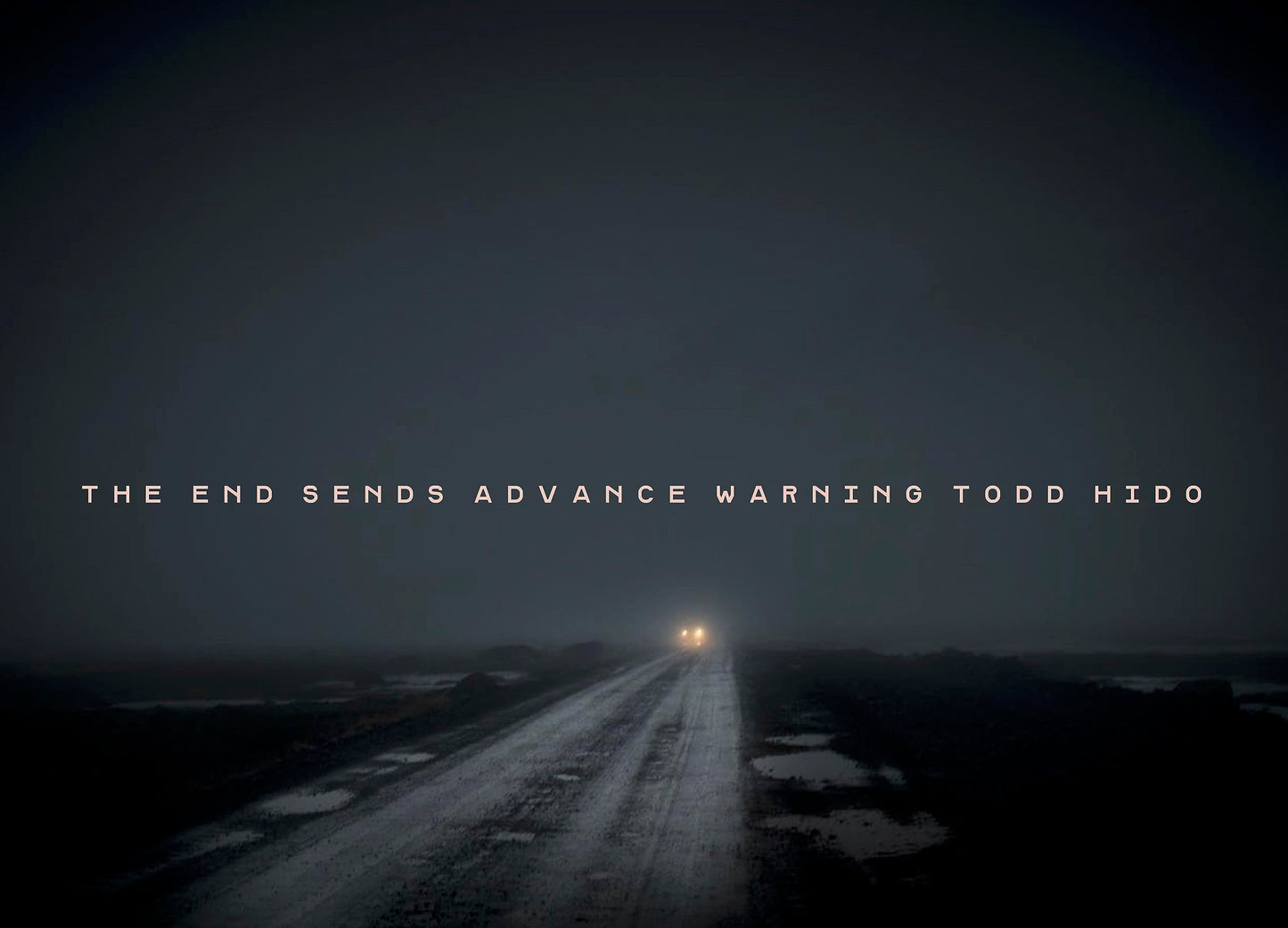 Libro: Todd Hido The End Sends Advance Warning /anglais