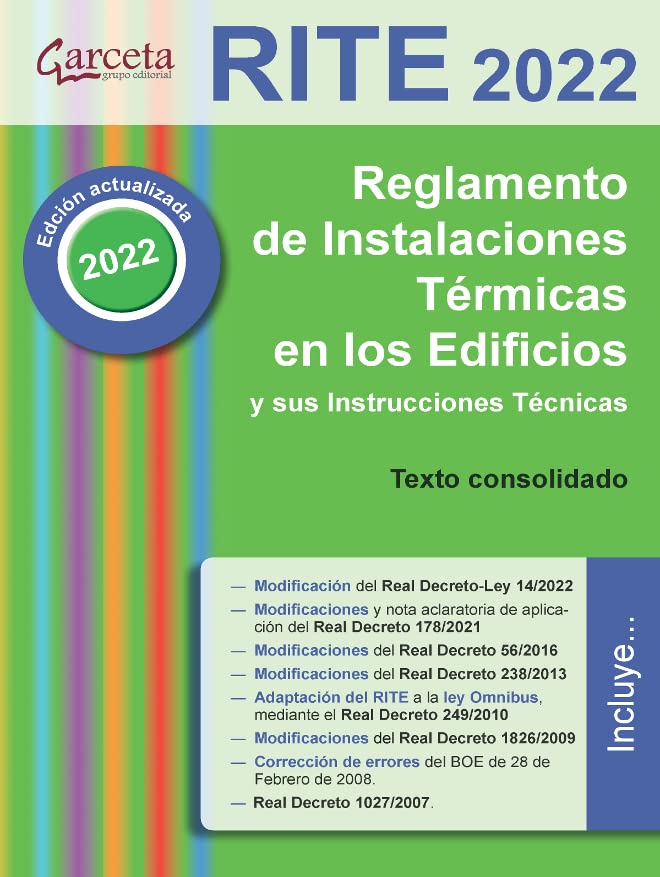RITE 2022: Reglamento de Instalaciones Térmicas en los Edificios (FORMACION PROFESIONAL)
