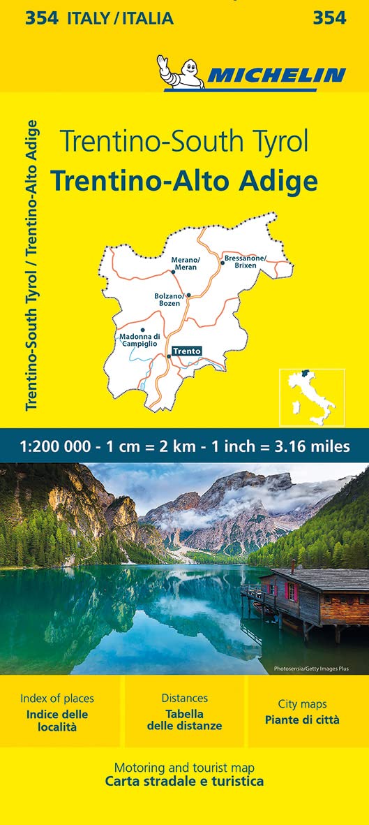Libro: Plano Trentino-south Tyrol / Trentino-alto Adige (11354): Straßen- und Tourismuskarte 1:200.000: 354 (MAPA LOCAL)
