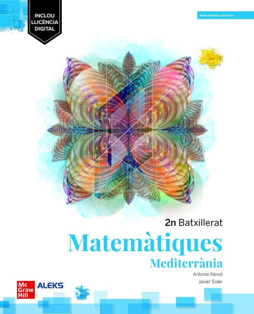 Libro: Matemàtiques 2n Batxillerat - Mediterrània