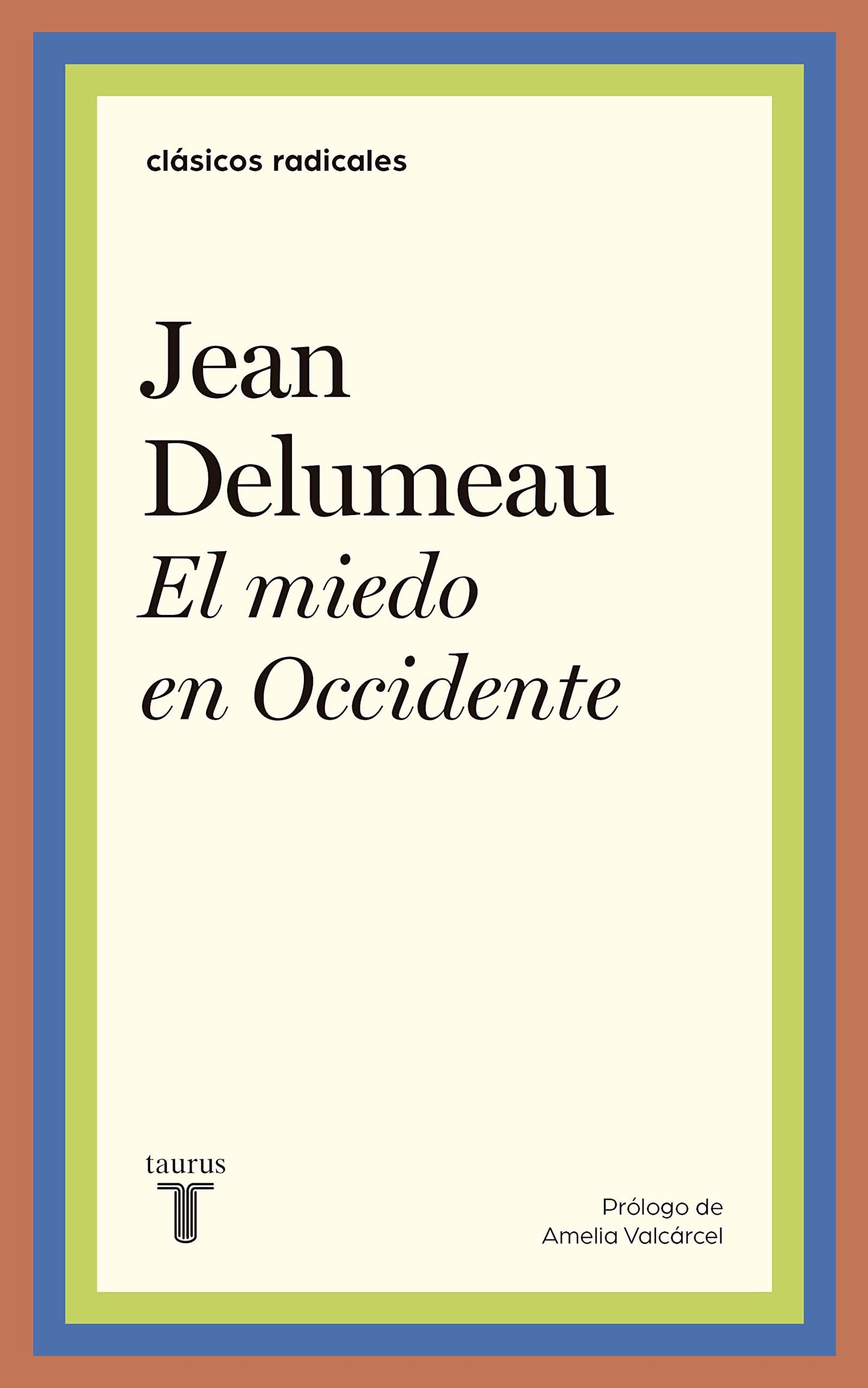 El miedo en Occidente (Clásicos Radicales)