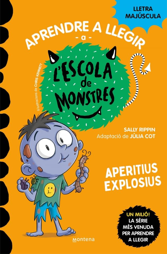 Libro: Aprendre a llegir a l'Escola de Monstres 19 - Aperitius explosius: Amb lletra MAJÚSCULA (llibres per a nens a partir de 5 anys)